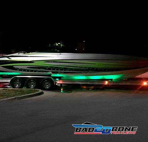 Custom boat trailer lighting
