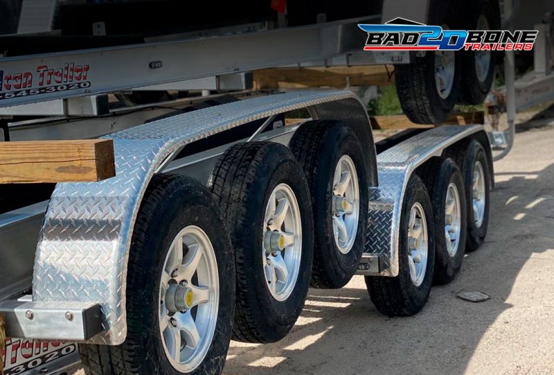 Boat trailer tires and rims Bad 2D Bone Trailers Boat Trailers